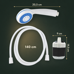 Ducha Portátil Recargable — medidas