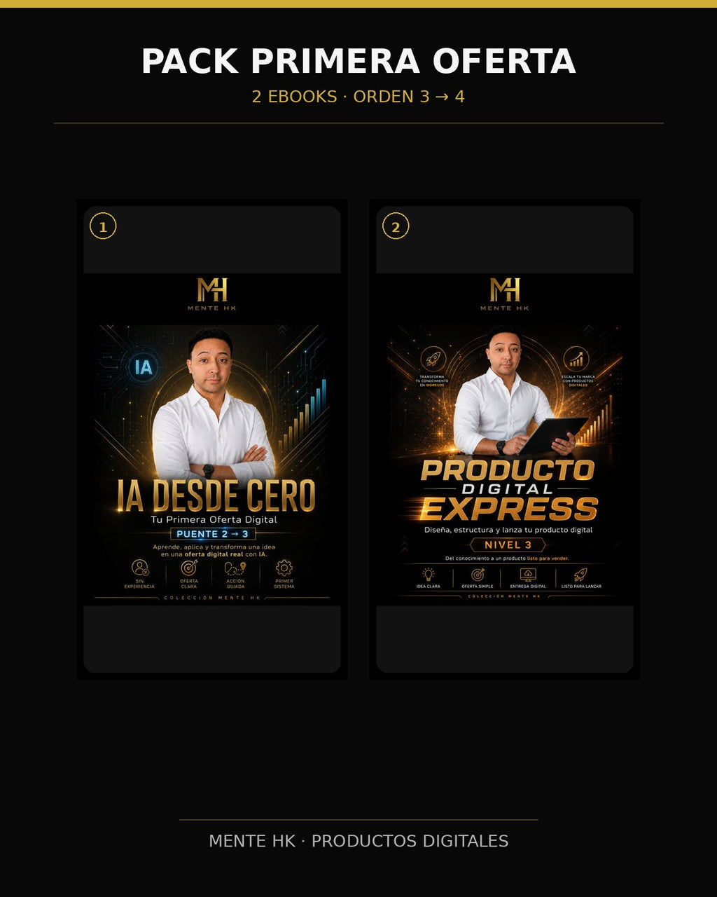 PACK PRIMERA OFERTA · 2 EBOOKS | MENTE HK