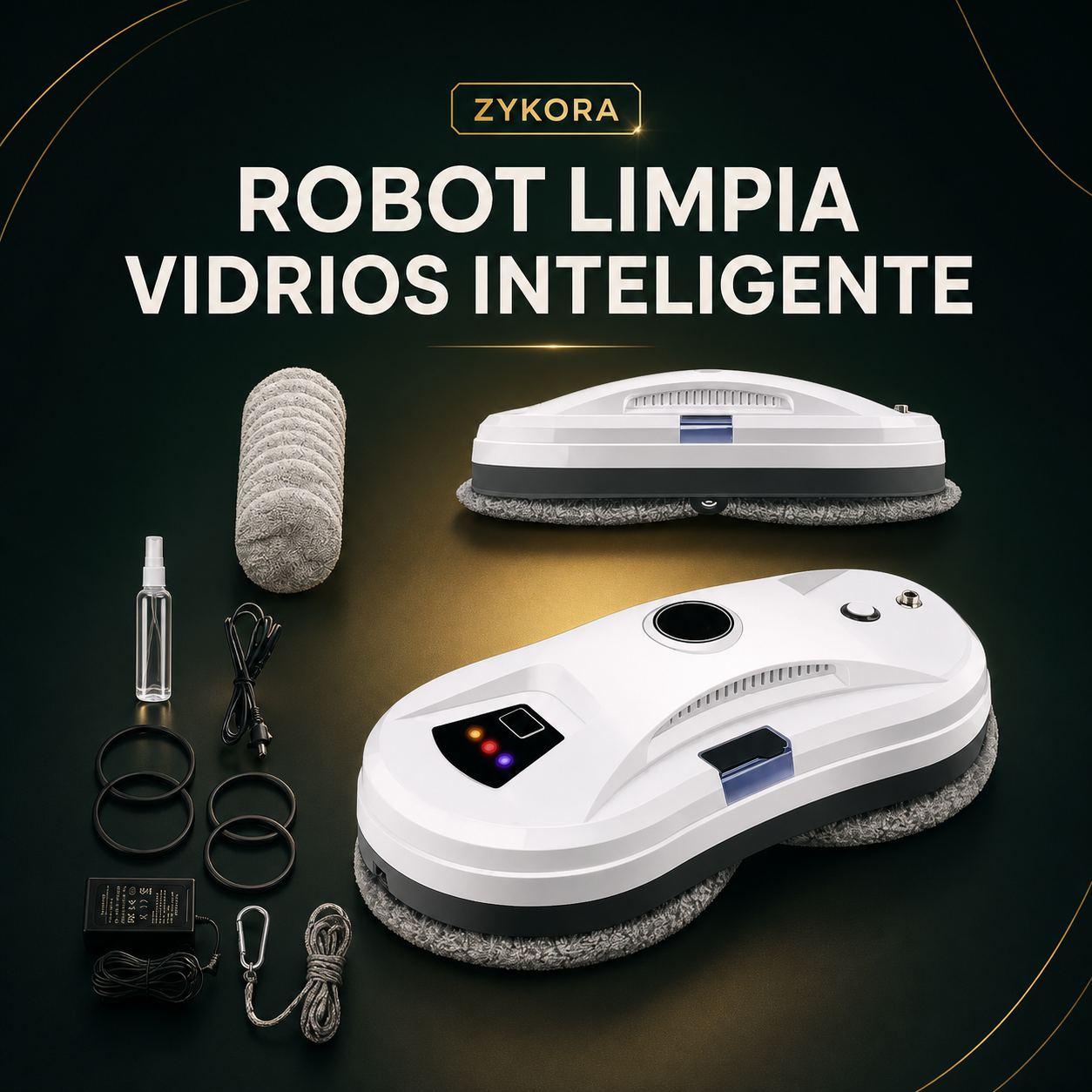 Robot Limpia Vidrios Inteligente | Limpieza Automática de Ventanas