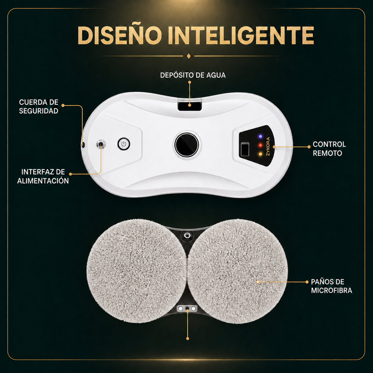 Robot Limpia Vidrios Inteligente | Limpieza Automática de Ventanas