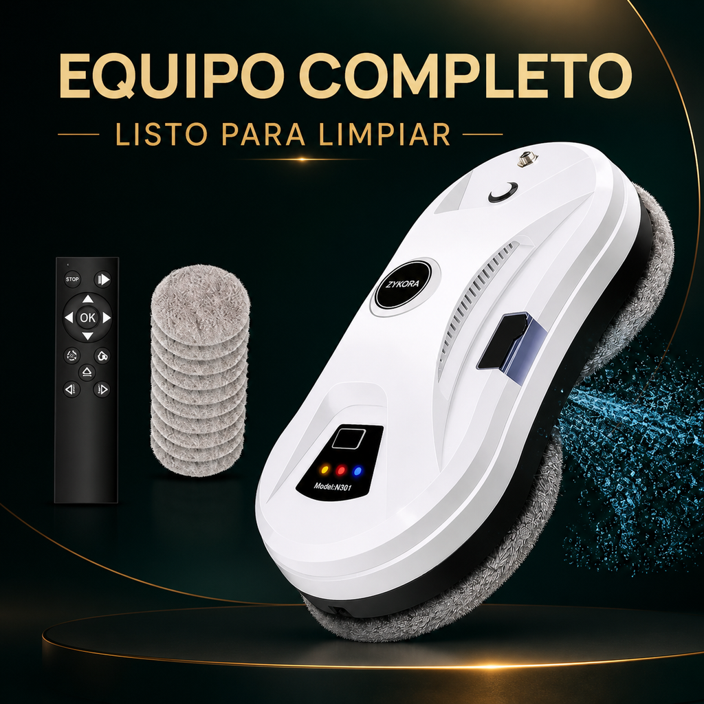 Robot Limpia Vidrios Inteligente | Limpieza Automática de Ventanas