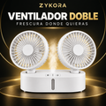 Ventilador Doble con Humidificador Portátil — ZYKORA