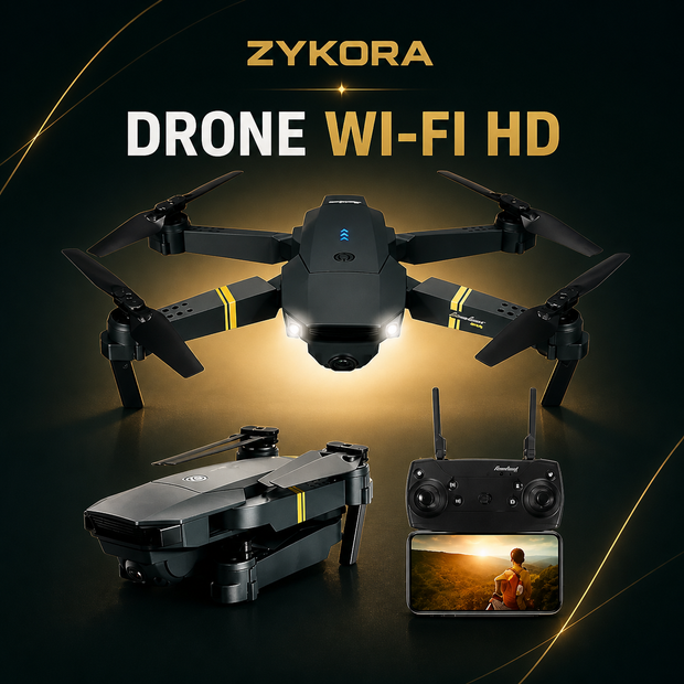 Drone Plegable con Cámara Wi‑Fi HD