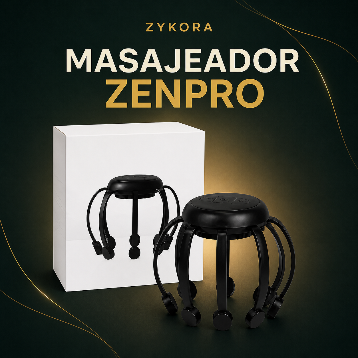 Masajeador Capilar ZenPro | Relajación Portátil — portada ZYKORA