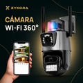 Cámara Exterior Wi-Fi 360° Doble Lente IP66 — portada ZYKORA