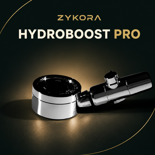 Cabezal de Ducha HydroBoost Pro de Alta Presión — portada ZYKORA
